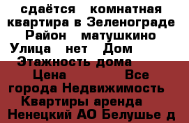 сдаётся 1 комнатная квартира в Зеленограде › Район ­ матушкино › Улица ­ нет › Дом ­ 513 › Этажность дома ­ 14 › Цена ­ 20 000 - Все города Недвижимость » Квартиры аренда   . Ненецкий АО,Белушье д.